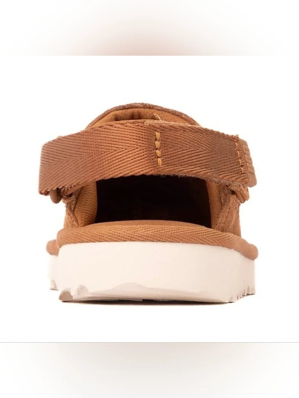 UGG Kids Goldenstar Clogs versatile Soft Suede Leather Adjustable Straps Mules